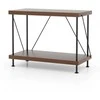 KNYGA Promotions Ekrano stovas, 2 aukštų, 59.7x29.2x147.3 cm, rudos spalvos