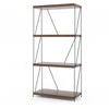 KNYGA Promotions Ekrano stovas, 4 aukštų, 59,7x29,2x147,3 cm, rudas