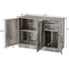 Promotions Bufeto laikymo spintelė, 110.5x40.6x78.7 cm, natūrali