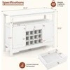 Promotions Bufetas, 115,6x40,6x82,6 cm, Baltas