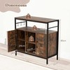 Promotions Bufeto spintelė, 84x35x80 cm, Ruda, Juoda