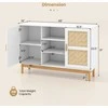 Promotions Šoninė spintelė bufetui, 121,9x35,6x78,7 cm, balta