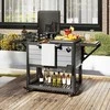 Promotions Izoliuotas vežimėlis, 83x50x85 cm, juoda pilka