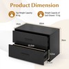 Promotions Laikymo organizatorius, 2 stalčių, dėvimasis, 60x34x38 cm, rudas