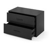 Promotions Laikymo organizatorius, 2 stalčių, dėvimasis, 60x34x38 cm, rudas