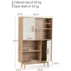 Promotions Bufetas, 80x24x119,5 cm, Baltas