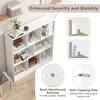KNYGA Promotions Saugojimo organizatorius, 3 lygiai, 100x24x104 cm, baltas