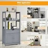 Promotions Laikymo spinta, 60x32x123 cm, Pilka