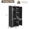 Promotions Komoda, 59x32x123 cm, Juoda arba Balta