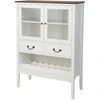 Promotions Laisvai stovintis sandėliavimo spintelė, 90x40x126,5 cm, balta ruda