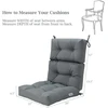 Sofa Promotions Lauko terasos kėdės pagalvėlė, 111.8x55.9x12.7 cm, Pilka