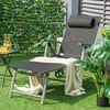 Promotions Gultas krėslas, 137,5x75x23,5 cm, Juodas