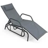 Promotions Lauko gultas supamoji kėdė, 152.4x99.1x66 cm, ruda pilka