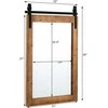 Promotions Sieninis veidrodis, 76.2x55.9 cm, rudas