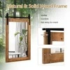 Promotions Sieninis veidrodis, 76.2x55.9 cm, rudas