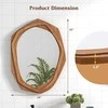 Promotions Sieninis veidrodis, netaisyklinga forma, 88,9x66 cm, mediena