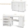 Promotions Sulankstomas siuvimo stalas, 158x50x75 cm, baltas