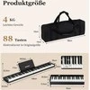 Promotions Skaitmeninis klaviatūra, Sulankstoma elektroninė klaviatūra, 126x30x22.5 cm, Juoda