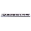 Promotions Skaitmeninis pianinas, 127x21,5x6,5 cm, juoda ir balta