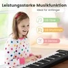 Promotions Skaitmeninis pianinas, Sulankstomas, 88 klavišai, 137x16,5x5 cm, Juoda ir balta