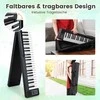 Promotions Skaitmeninis pianinas, Sulankstomas, 88 klavišai, 137x16,5x5 cm, Juoda ir balta
