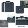 Promotions Lauko sodo sandėliavimo angaras, 213.4x128.0x185.9 cm, Pilka