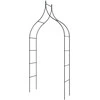 Promotions Sodo Arka, Dekoratyvinis Metalas, 124.9x39.6x289.6 cm, Juoda