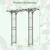 Promotions Sodo arkos, 198x52x207 cm, juoda