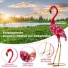 Promotions Sodo skulptūra, Flamingo dekoracijų rinkinys, 20x27x89 cm, Rožinė