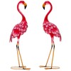 Promotions Sodo skulptūra, Flamingo dekoracijų rinkinys, 20x27x89 cm, Rožinė
