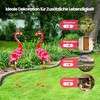 Promotions Sodo skulptūra, Flamingo dekoracijų rinkinys, 20x27x89 cm, Rožinė