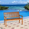 Lauko baldų komplektas Promotions Lauko suolas, 126x63x91 cm, rudas