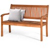 Lauko baldų komplektas Promotions Lauko suolas, 126x63x91 cm, rudas