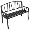 Promotions Sodo suoliukas, 53x129x93 cm, Juodas