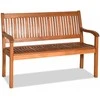 Lauko baldų komplektas Promotions Sodo suoliukas, medinis, 126x63x91 cm, rudas