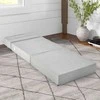 Promotions Trijų dalių sulankstoma sofa-lova, 196,9x73,7x16,5 cm, pilka