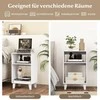 Promotions Šoninis staliukas, 39,5x29,5x65 cm, baltas