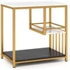 Promotions Šoninis staliukas, 60x40x60,5 cm, baltas