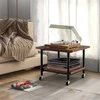 Promotions Spausdintuvo stovas, 49x40x38 cm, Rudas