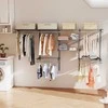 Promotions Spinta laikymo sistema, 122-244x34 cm, Pilka
