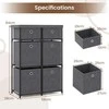Promotions Komoda, 86x28x84 cm, Juoda, Ruda, Pilka
