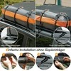 Promotions Automobilio stogo bagažinė, 132x100x43 cm, juoda, oranžinė
