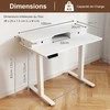 Promotions Elektrinis sėdėjimo ir stovėjimo stalas, 100x60x73-122 cm, juodas