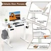 Promotions Elektrinis sėdėjimo ir stovėjimo stalas, 100x60x73-122 cm, juodas