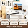Promotions Elektrinis sėdėjimo ir stovėjimo stalas, 100x60x73-122 cm, juodas