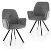 Fotelis Promotions Sūpynės stiliaus akcentinė fotelė, 63.5x58.4x86.4 cm, pilka