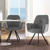 Fotelis Promotions Sūpynės stiliaus akcentinė fotelė, 63.5x58.4x86.4 cm, pilka