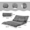Promotions Grindų sofa, 180x156x18 cm, Pilka