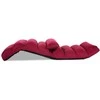 Sofa Promotions Sulankstomas tingus sofos krėslas, 175x55x20 cm, Burgundiškas