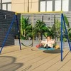 Promotions Sūpynės, Diržo sūpynė ir Lėkštės formos sūpynė, 66,5x14x121,5 cm ir 97,5x90-160 cm, Daugiaspalvės